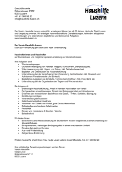 Inserat Haushelfer/in