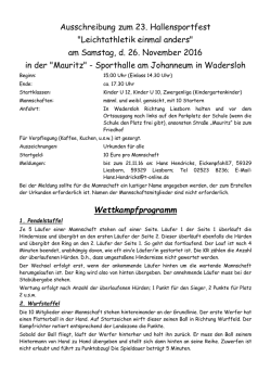 Leichtathletik einmal anders