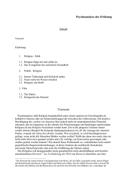 Inhalt Vorwort - Gerhard Burda