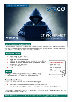 it sicherheit