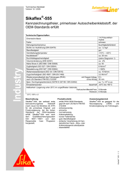 Sikaflex -555 - Sika Deutschland