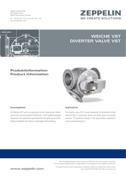 Weiche / Diverter valve VST