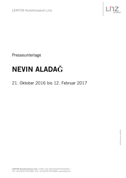 Informationsunterlage zur Ausstellung Nevin Aladağ (PDF
