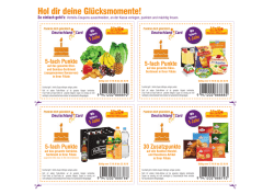 Hol dir deine Gl&uuml;cksmomente!