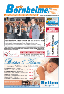 Roisdorfer Oktoberfest ist ein echter Hit