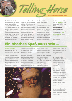 Ein bisschen Spa&szlig; muss sein
