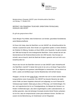 1 Referat Gemeinderätin Franziska Teuscher (PDF, 105