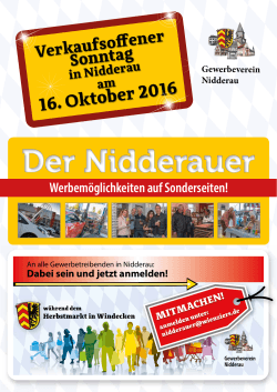 16. Oktober 2016 - Gewerbeverein Nidderau