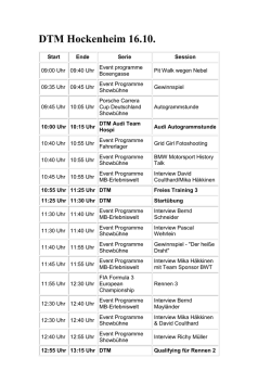 DTM Hockenheim 16.10.