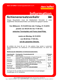 Info Schienenersatzverkehr GM 20140901