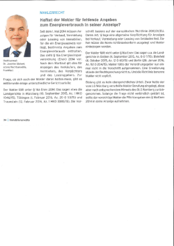 Immobilienanwälte 2016/2017, Immobilienzeitung (IZ), S. 34