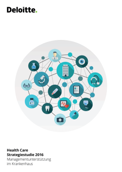 Health Care Strategiestudie 2016