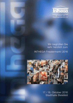 INTHEGA-Theatermarkt 2016 &ndash; Messeheft