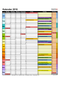 Kalender 2016 - Bonsairacer
