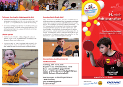 34. mini- Meisterschaften - TSV