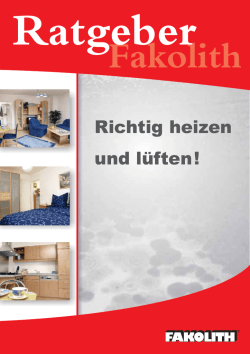 Optimales Lüften Ratgeber von Fakolith