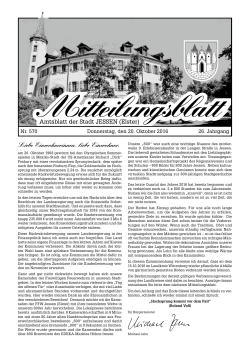 Mitteilungsblatt Nr. 570