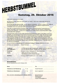 Herbstbummel 2016