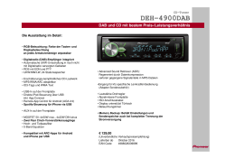 Datenblatt Pioneer DEH-4900DAB