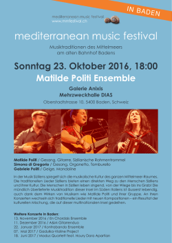 mediterranean music festival