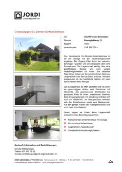 Grossz&uuml;giges 6&frac12;-Zimmer