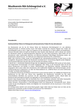 Jahreshauptversammlung 2016
