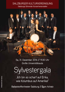 Sylvestergala - Salzburger Kulturvereinigung