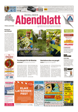 weinleseimKiez - Berliner Abendblatt