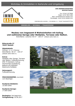 Zum Exposé - Immobilien Kassel aus Rheinstetten
