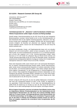 JDC Group AG - More