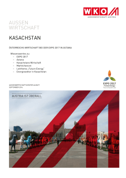 Fachprofil Kasachstan