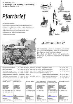 Gott sei Dank - Hümmlinger Pfarreiengemeinschaft