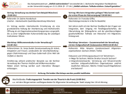 Das Kompetenzzentrum „Vielfalt weiterdenken“ veranstaltet die 1