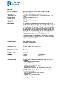 Disponent nationaler und internationaler