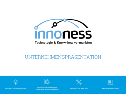 innoness Unternehmenspräsentation