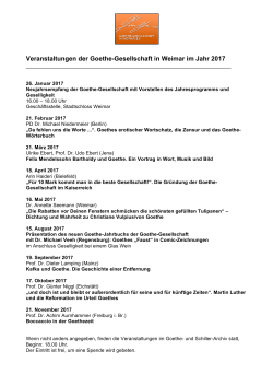 Veranstaltungsprogramm 2017 PDF - Goethe