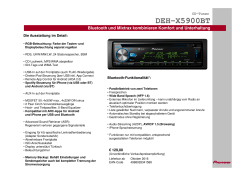 Datenblatt Pioneer DEH-X5900BT