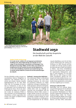 Stadtwald 2050 - Bayerische Landesanstalt für Wald und