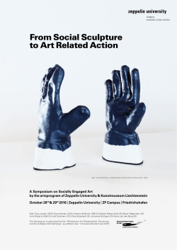 From Social Sculpture to Art Related Action