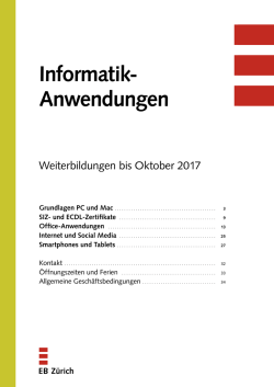 Informatik- Anwendungen
