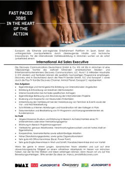 International Ad Sales Executive