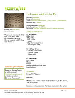 Halloween steht vor der T&uuml;r.