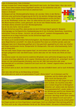 Kalmitbeweidung: Stänkereien