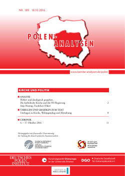 Polen-Analysen Nr. 189 - Länder