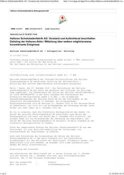 Halloren Schokoladenfabrik AG
