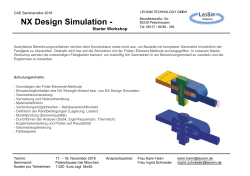 NX Design Simulation - LeoSim Technology GmbH