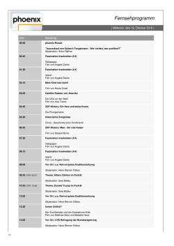 Fernsehprogramm