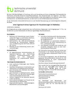 einer Ingenieurin/eines Ingenieurs f&uuml;r