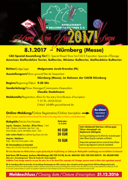 8.1.2017 – Nürnberg (Messe)