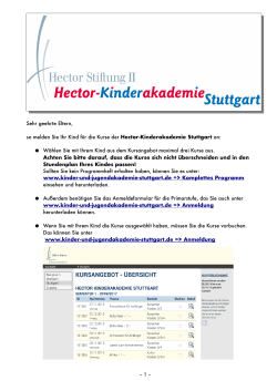 - Kinder- und Jugendakademie Stuttgart